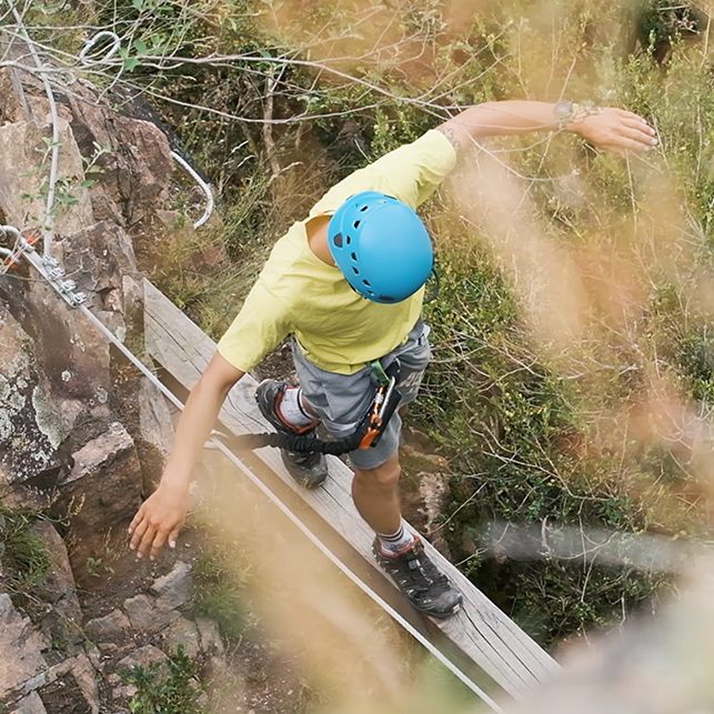 Via Ferrata en groupe
